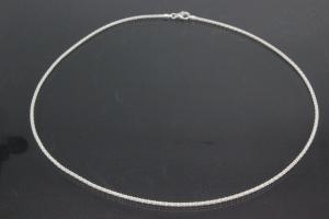 Popcorn Chain Necklace approx. size Ø2,0mm with trigger clasp, 925/- Silver